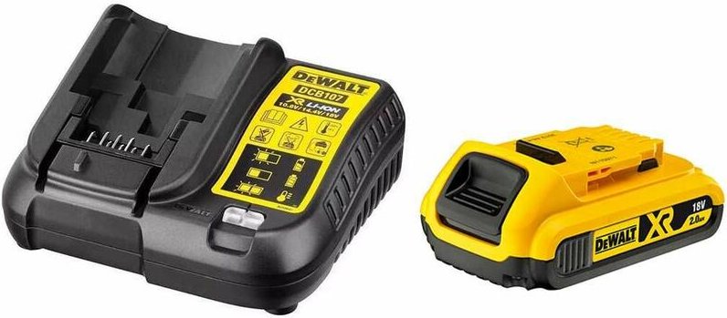 Thumbnail - Dewalt - Power Set (1 x 18V 2,0 Ah + DCB107)