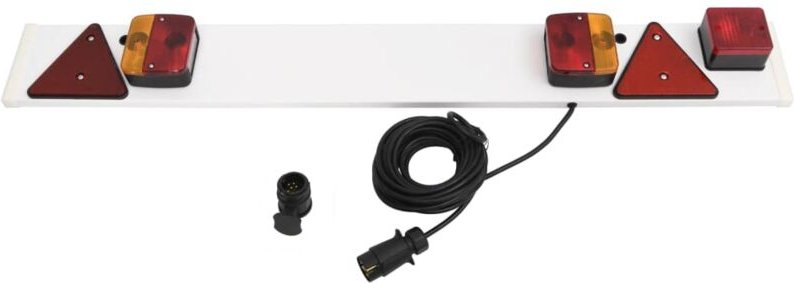 Anhängerleuchte Rot 115x7x14 cm 12V Klassisches Leuchtmittel Vidaxl