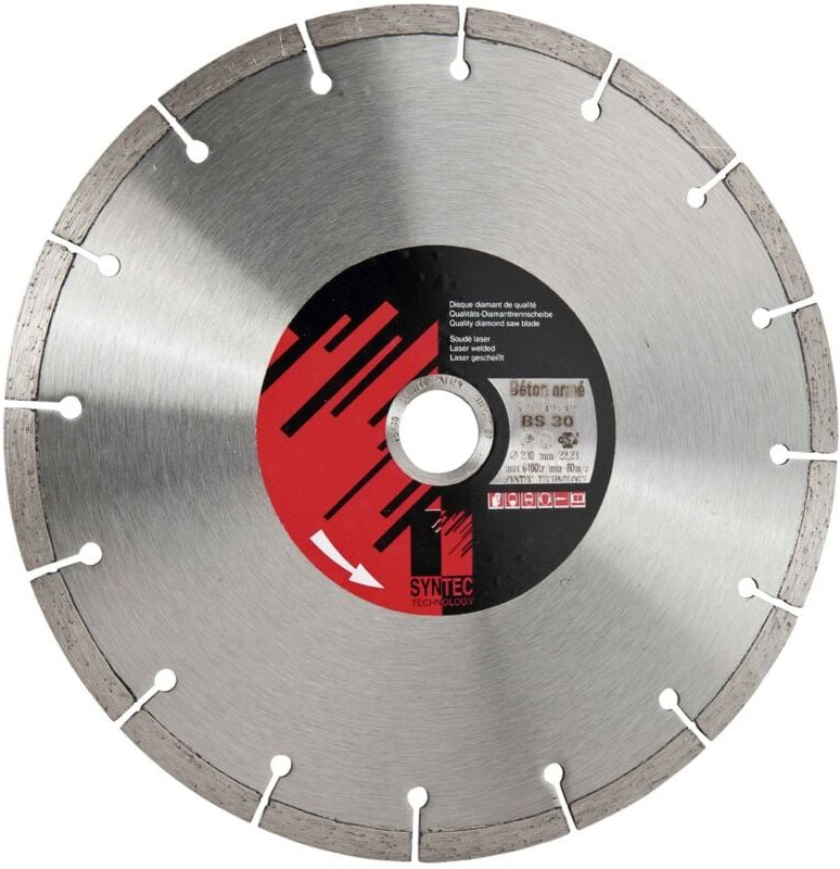Syntec Technology - Diamanttrennscheibe mit Segmenten ø 230 mm