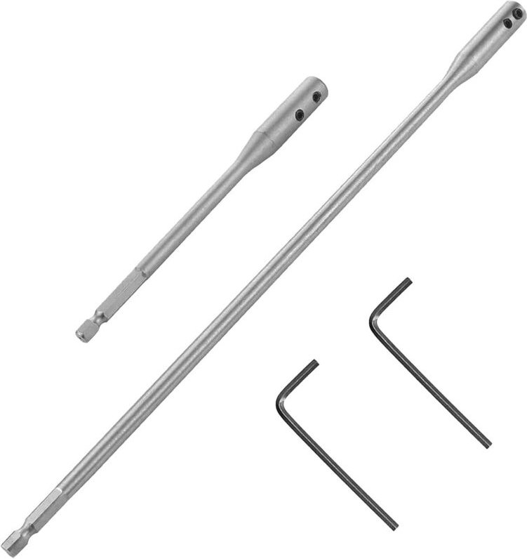 Verbindungsstange (150 mm + 300 mm + Schraubenschlüssel) aus hochkohlenstoffhaltigem Stahl, ideal für mechanische Arbeit...