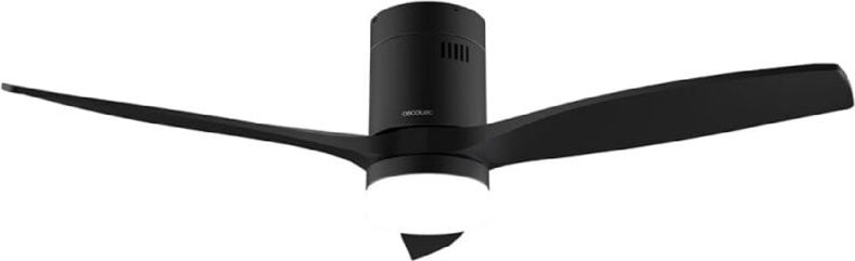 Deckenventilator mit Licht EnergySilence Aero 5600 Aqua Schwarz & Schwarz Verbunden - Cecotec