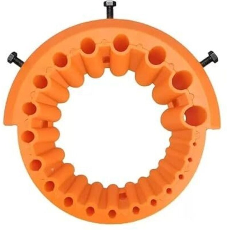 Verwendung für 2–13 mm Bohrer. Schleifbohrer – 20-Loch-Winkelschleifwerkzeug-Zubehör (Orange)