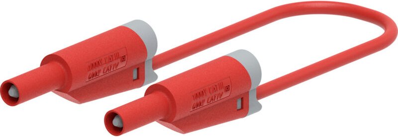 Electro Pjp - 2712-IEC-CD1-100R Messleitung Bananenstecker 100 cm Rot 1 St.