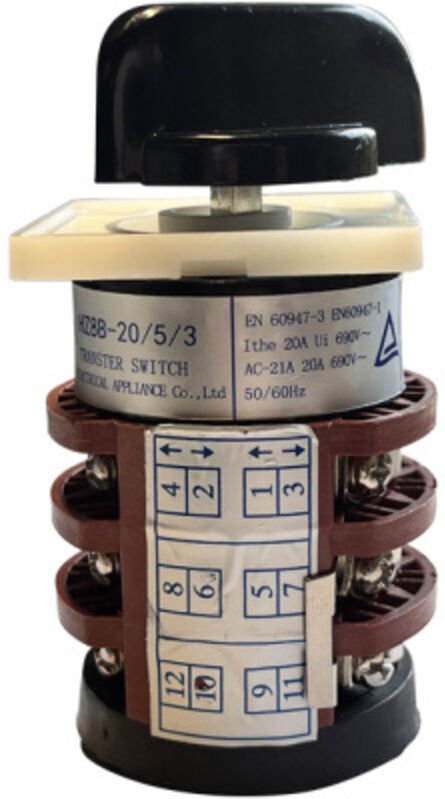 MAJADE HZ8B-20/5/3 Ersatz Schalter Schweißstufen 690V 20A