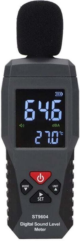 Schallpegelmesser, 30-130 dB Digitaler Audiopegelmesser, Schallpegelrekorder, Geräuschtester, Digitaler Audiopegelmesser...