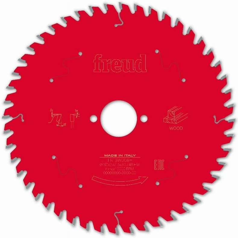 Sägeblatt für Handkreissäge Freud 190 2,4/1,6 AL30 Z48 ba 10° - F03FS09719 -FR13W008H