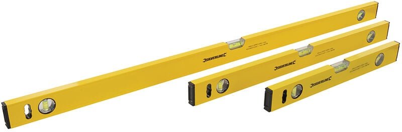 Bau-Wasserwaagen, 3-tlg. Satz 400, 600 u. 1000 mm