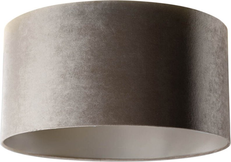 Samtlampenschirm Taupe 50/50/25