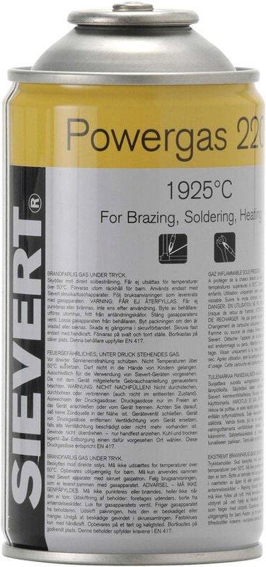 Schraubkartusche Powergas 2203 175g 300 ml 1925GradC SIEVERT