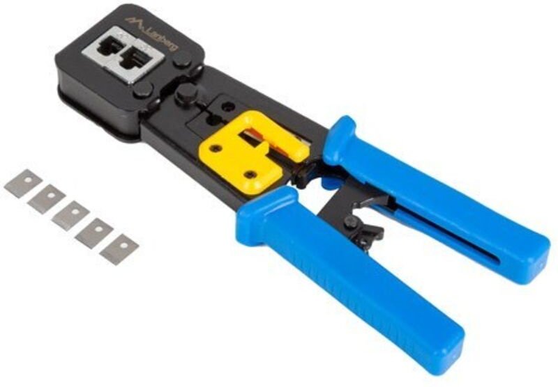 NT-0204 Crimpzange Crimpzange Schwarz, Blau - Lanberg