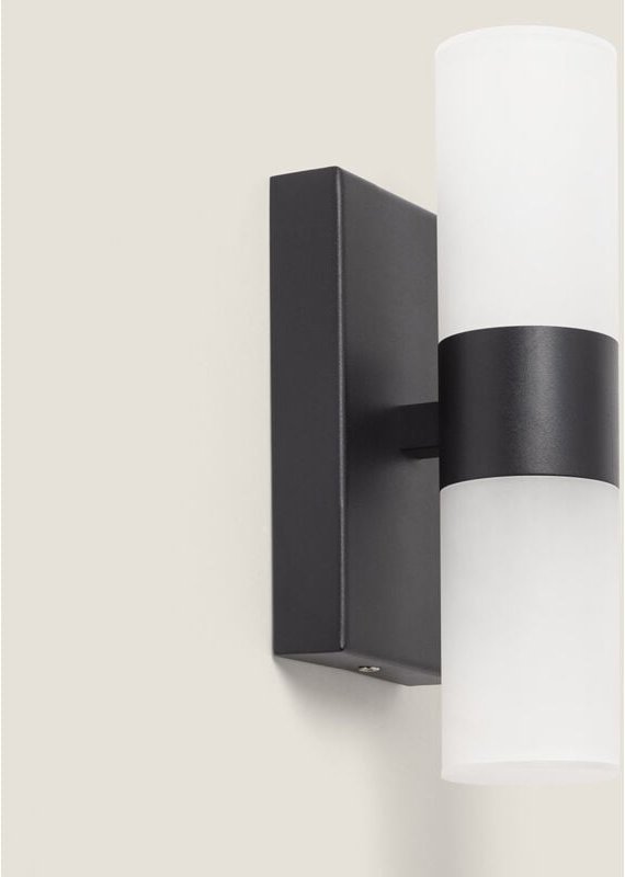 Led Wandleuchte Bad 6W Aluminium und pc Avery Schwarz