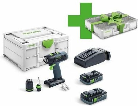 Aktion: Festool Akku-Bohrschrauber t 18+3 hpc 4,0 I-Plus Organizer Edition - 577428