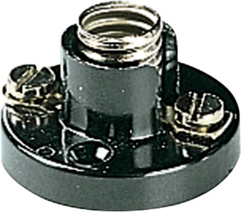 VIMAR - 02196 E10 Lampenfassung mit schwarzem Bakelitsockel