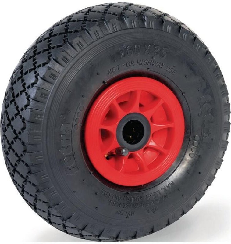 Luftrad 70107 Rad-Ø 260 mm Tragfähigkeit 200 kg ( 9000443565 ) - Fetra