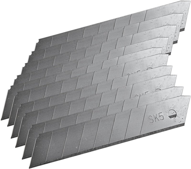 Teppichmesser Abbrechklingen Cuttermesser Klingen 18 mm SK5 10 Stück - Kestek