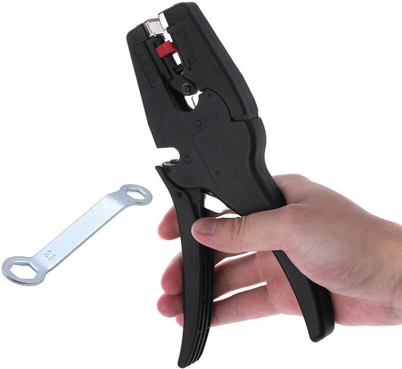 Professioneller Abisolierer, Kabelabisolierer, Drahtschneider, verstellbarer Präzisions-Multifunktions-Abisolierer, inkl...