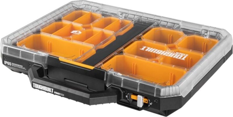 Thumbnail - StackTech TB-B1-O-10 flacher Organizer 54 x 48 x 10 cm + 10x Inlay + 4x Trennwand - Toughbuilt