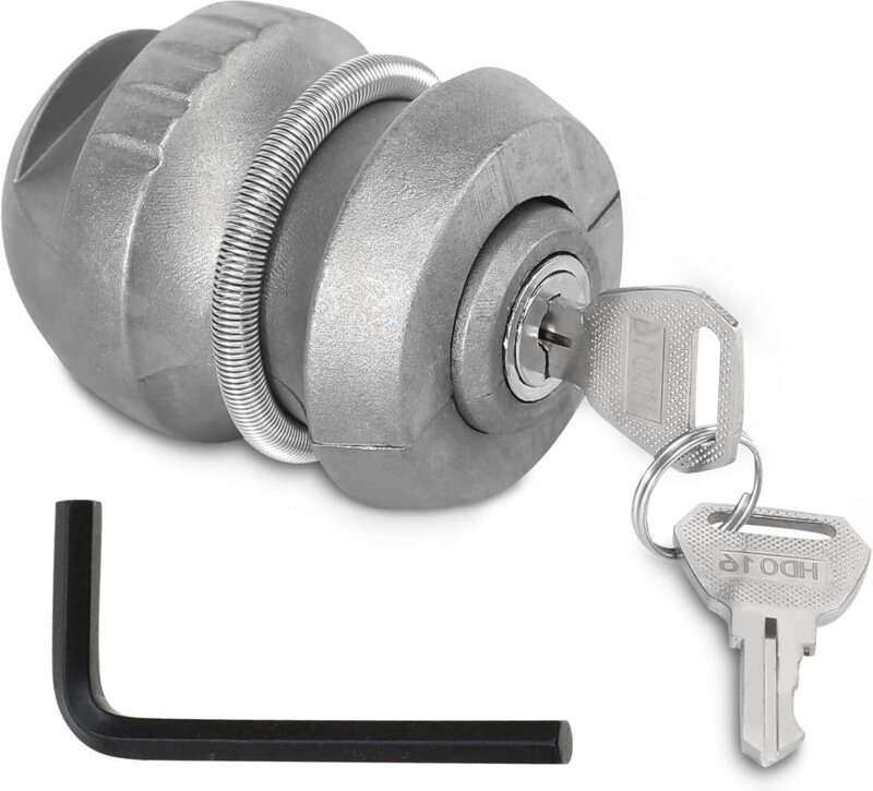 Diebstahlsicherung für Anhängerkupplung, Anhängerkupplungsschloss, Diebstahlsicherung für Kupplungskopf, Anhängerschloss...