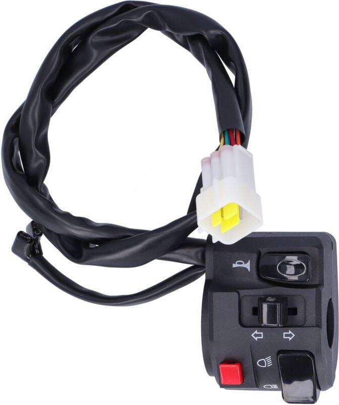 Ej.life - Motorrad-Lenkerschalter, Hupenknopf, Scheinwerfer-Blinker-Controller für Universelle Fahrradfahrer