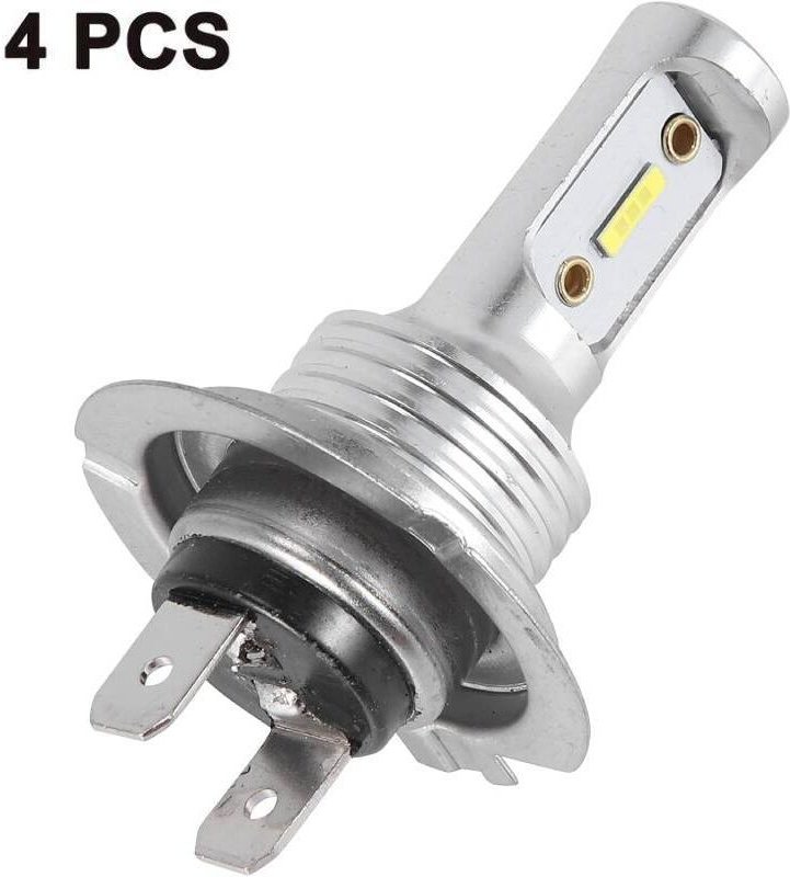 4er-Pack Hochleistungs-LED-Nebelscheinwerferlampen 1860 H7 80W, 6000K weißes Licht