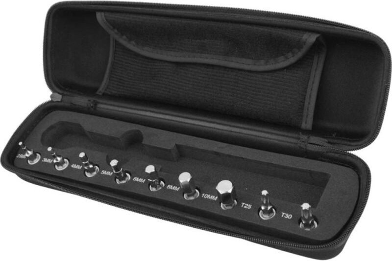 Chiave dinamometrica miniaturizzata regolabile da 1/4" DR 1-25 Nm per bicicletta, kit di riparazione, chiave a cricchett...