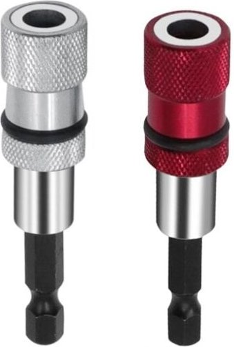 2 magnetische Bithalter mit Tiefenanschlag, 1/4 Zoll Sechskantschaft