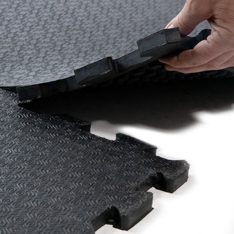 Puzzle-Stallmatte aus Gummi Stallboden 120 x 80 cm