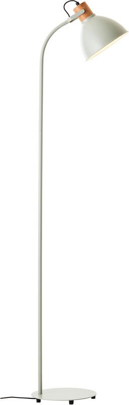 Erena Standleuchte 1,5m hellgrün Metall/Holz Fußschalter 1x A60, E27, 40 w, Geeignet für Normallampe (nicht enthalten) -...