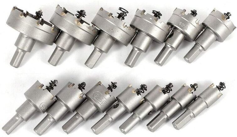 Lochsäge HaroldDol 13PCS TCT Hartmetall Lochsäge Bohrer 16-53 mm Lochsägesatz Bohrkrone Kreisschneider Metallbohrer, für...