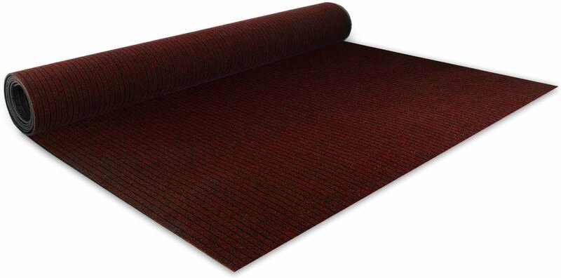 Messeteppich auf Maß Atlas Rot 100 x 450 cm