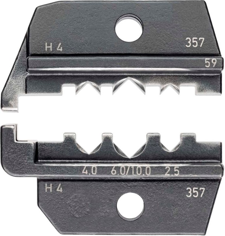 KNIPEX 97 49 59 Crimpeinsatz für Solar-Steckverbinder Helios H4 (Amphenol)