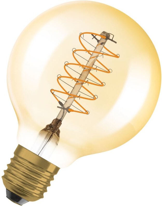 Thumbnail - Led Filament Globe 80 4,8W 420lm E27 2.200K gold