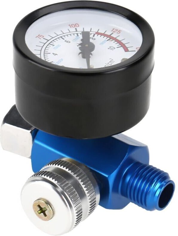 1/4"-Druckluftregler für Sprühpistolen, Manometer, Zubehör-Regler-Set für Druckluftwerkzeuge, Einstellventil für Drucklu...