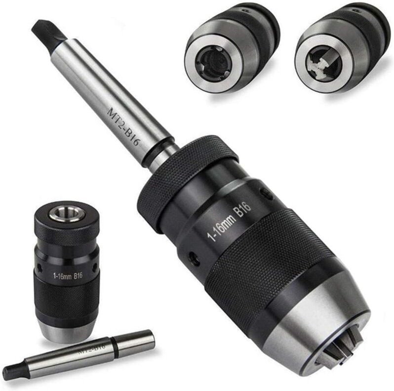Crediri Schnellspannbohrfutter, 1–16 mm, B16, Schnellspannbohrfutter für Drehmaschine