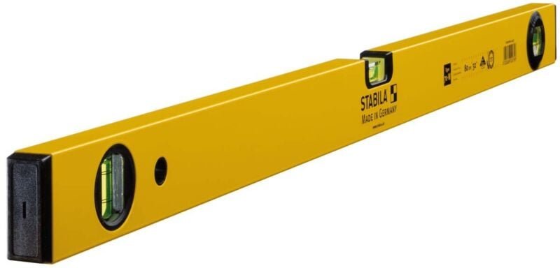 Wasserwaage Type 70 w Aluminium Richtwaage Messwerkzeug 40 - 100 cm, Ausführung: Type 70 w, 80 cm - Stabila