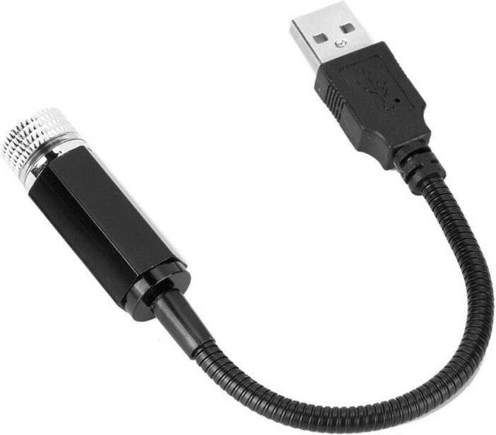 USB-Autodach-Sternenhimmel-Projektor, romantische Stimmungsleuchte, Universallampe, Kfz-Neonbeleuchtung (Blau-Lila).