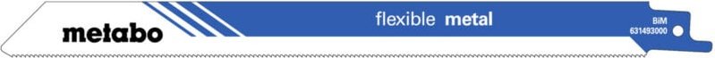 5 Säbelsägeblätter 'flexible metal' 225 x 0,9 mm, BiM, 1,4 mm/ 18 tpi 5 Stk - Metabo