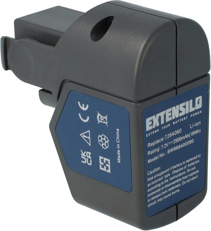 Extensilo - Akku Ersatz für Wolf Garten Li-ion Power Pack 4 für Heckenschere Strauchschere Rasenschere Gartenschere (250...