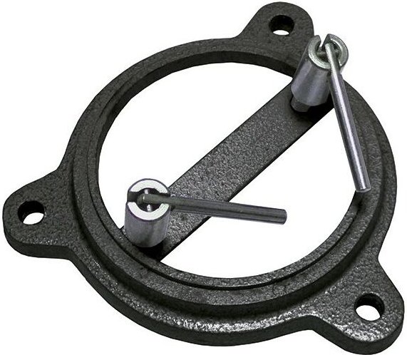 Basis drehen. Zerrissen. quadratische Führungsbank 100mm Dogher 926B-100