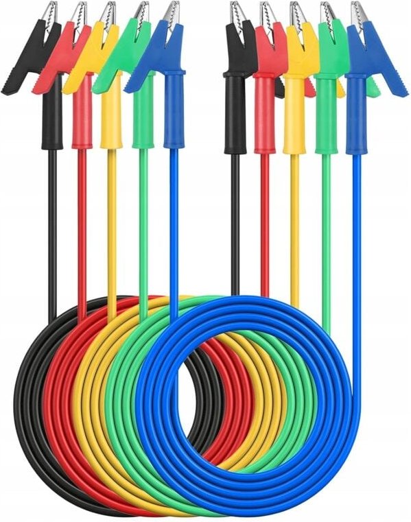 Messleitungen für ein Multimeter - Krokodilklemmen 1000V 15A rot 1 Stk.