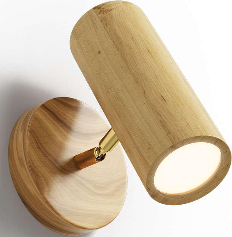 Holz-Wandleuchte - Jera Naturfarben