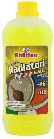 Thumbnail - Rhutten - Rutthen Gelbes Frostschutzmittel für Autokühler -26° +112° Ecobioflu 1 Lt