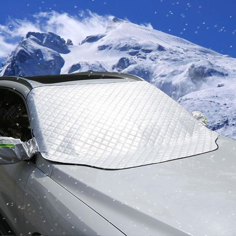Auto-Windschutzscheibenabdeckung, Winter-Windschutzscheibenschutz, magnetische Windschutzscheibenabdeckung, Schutz für F...