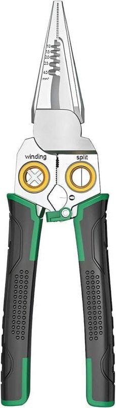 CCYKXA 8-in-1 Abisolierzange für elektrische Drähte – Kabelschneidwerkzeug zum Abisolieren und Crimpen mit Drahtteilungs...