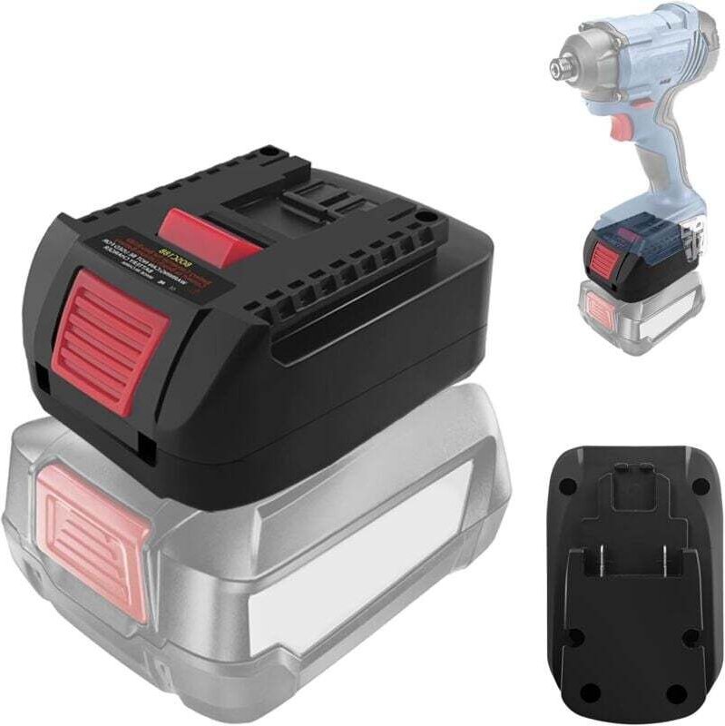 Akkuadapter BOSC18B für Bosch 18V PBA Gloria Akkus, Akku-Konverteradapter für Bosch Professional 18V GBA Werkzeuge