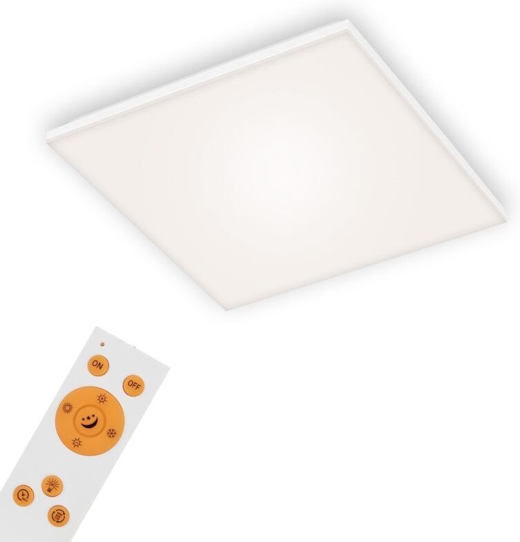 Thumbnail - Led Panel cct dimmbar rahmenlos Fernbedienung weiß 24W IP20 Metall Briloner
