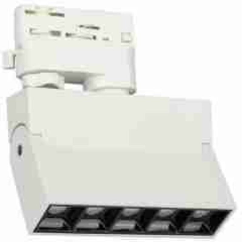 LED20004 VT-416 18W LED-Kuppelleuchte quadratisch weißer Rahmen 4000K IP44