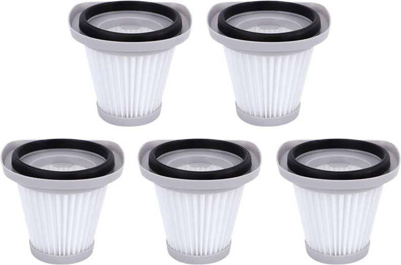 Midea SC861 / SC861A kompatibler Staubsaugerfilter – 5 Stück, Filterpapier + Kunststoff