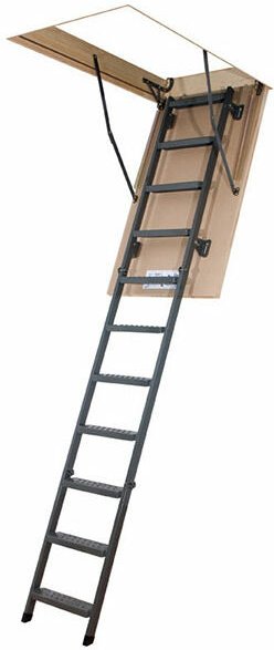 Metall Bodentreppe - Raumhöhe 2.80m - Deckenöffnung 70x120cm - LMS70120-2