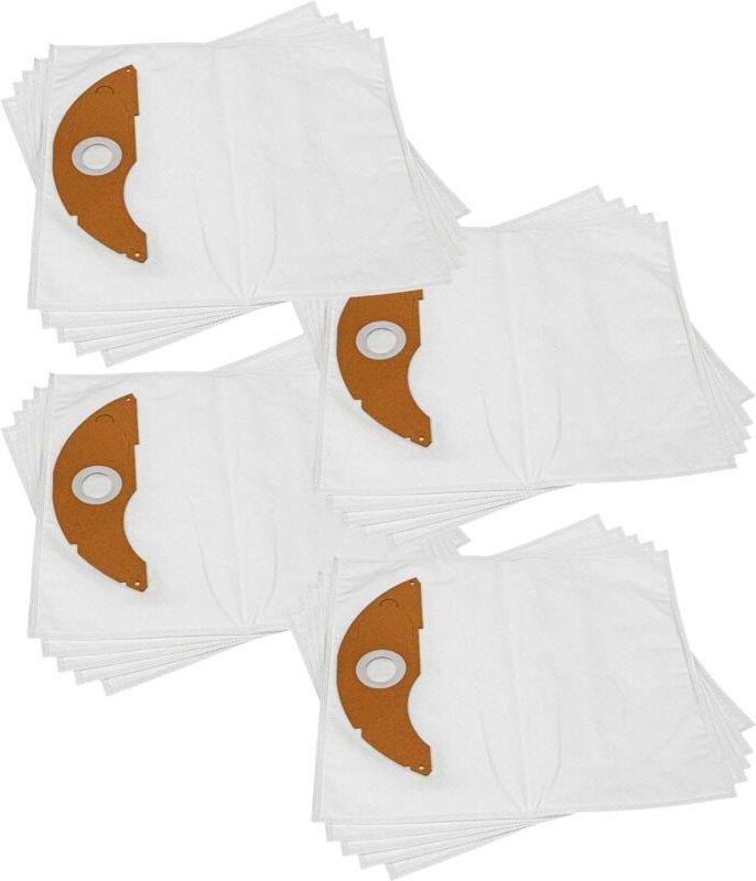 20x Staubbeutel kompatibel mit Starmix eCRAFT APL-1422, PL-1422, 1422 Staubsauger - Mikrovlies, 49cm x 42cm Weiß - Vhbw